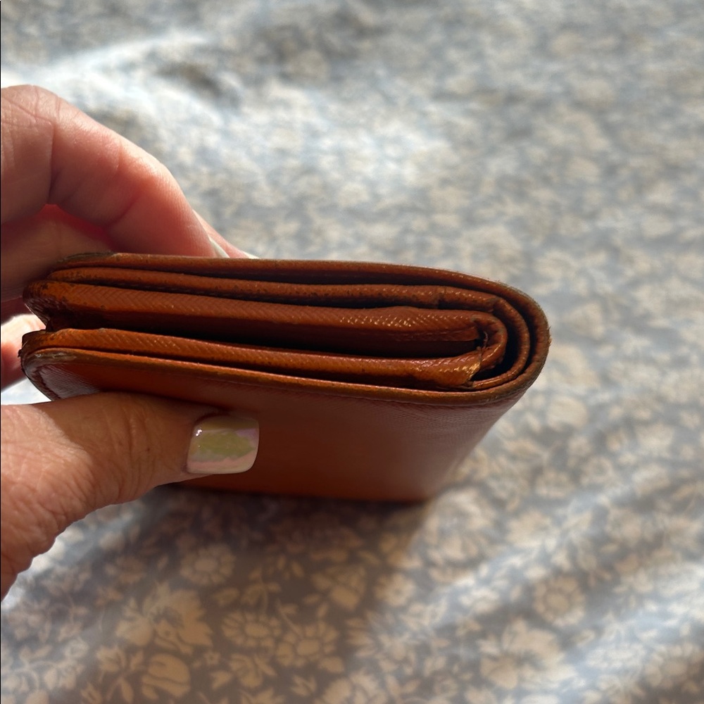 Prada Tangerine Leather Wallet - Picture 5 of 14